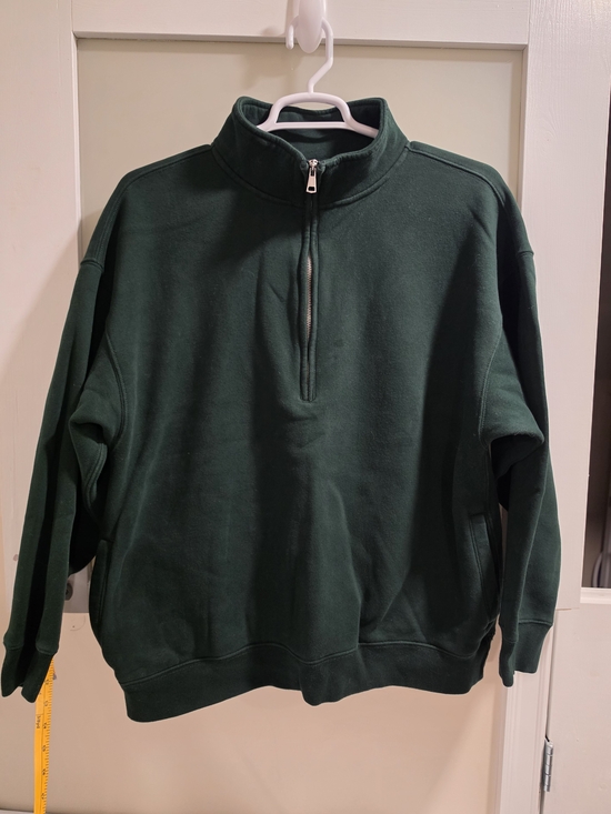 Abercrombie & Fitch Tops - Essential Half Zip Sweatshirt